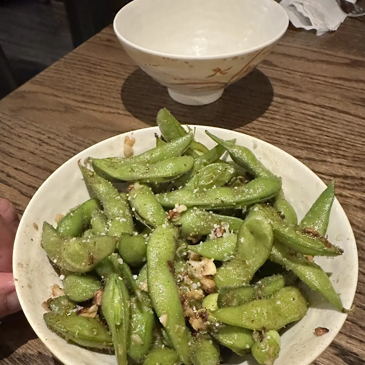 Garlic Edamame