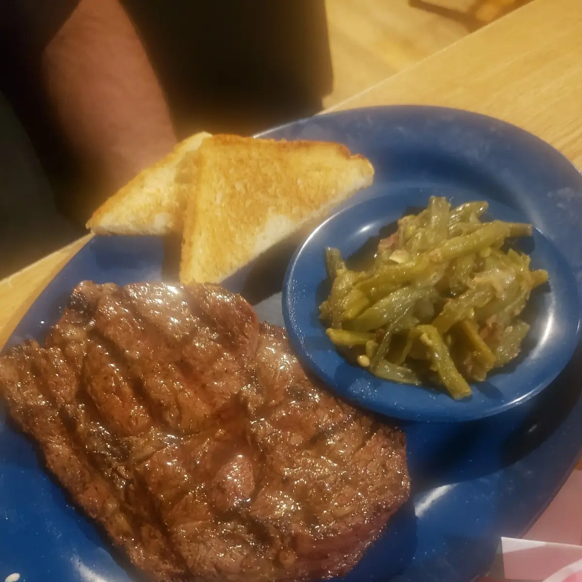 Ribeye and Green Beans
