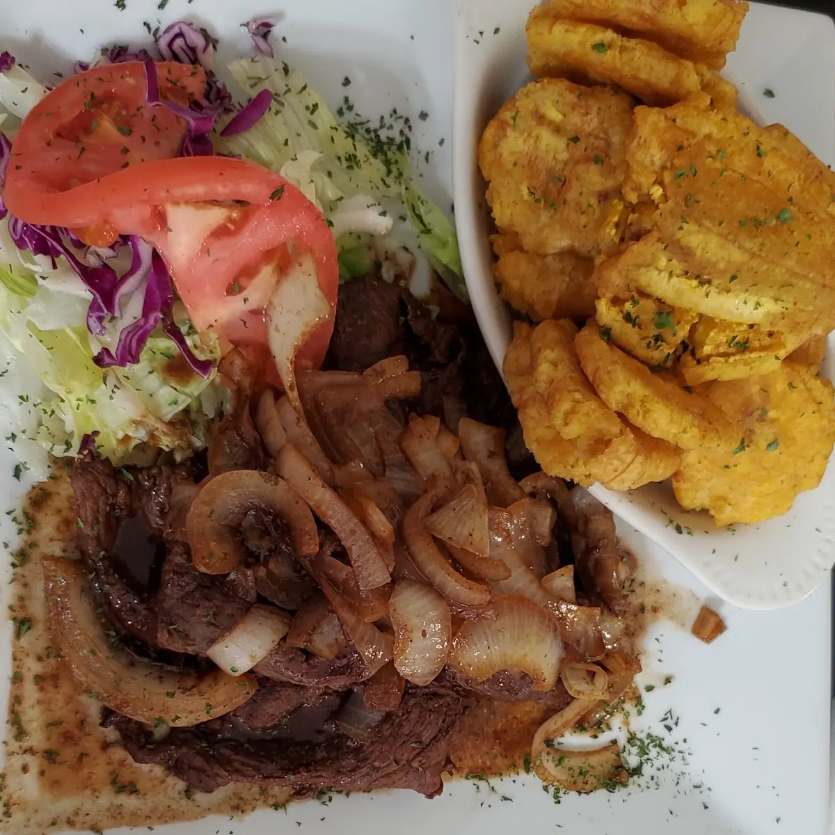 Bistec Encebollado