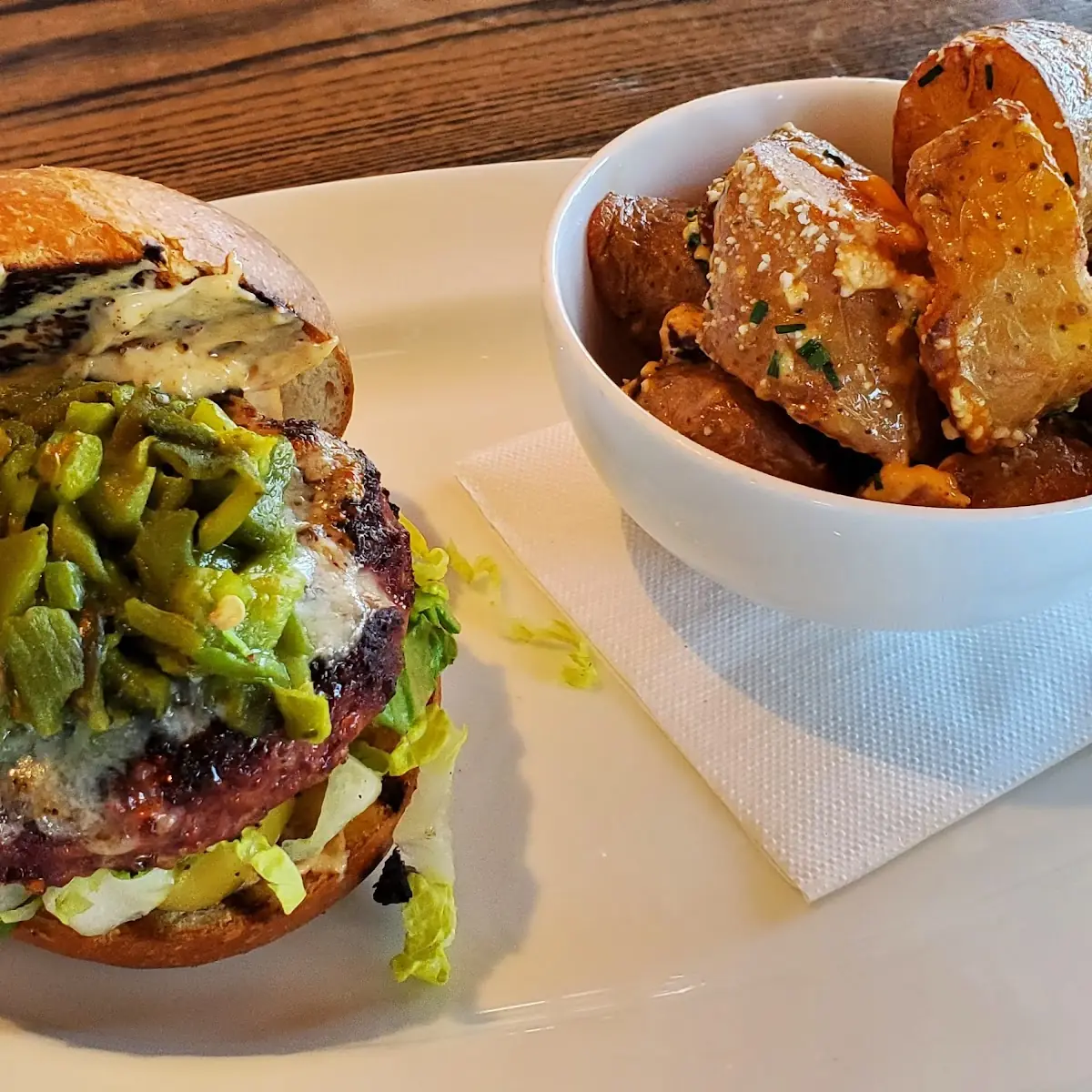 Green Chile Burger