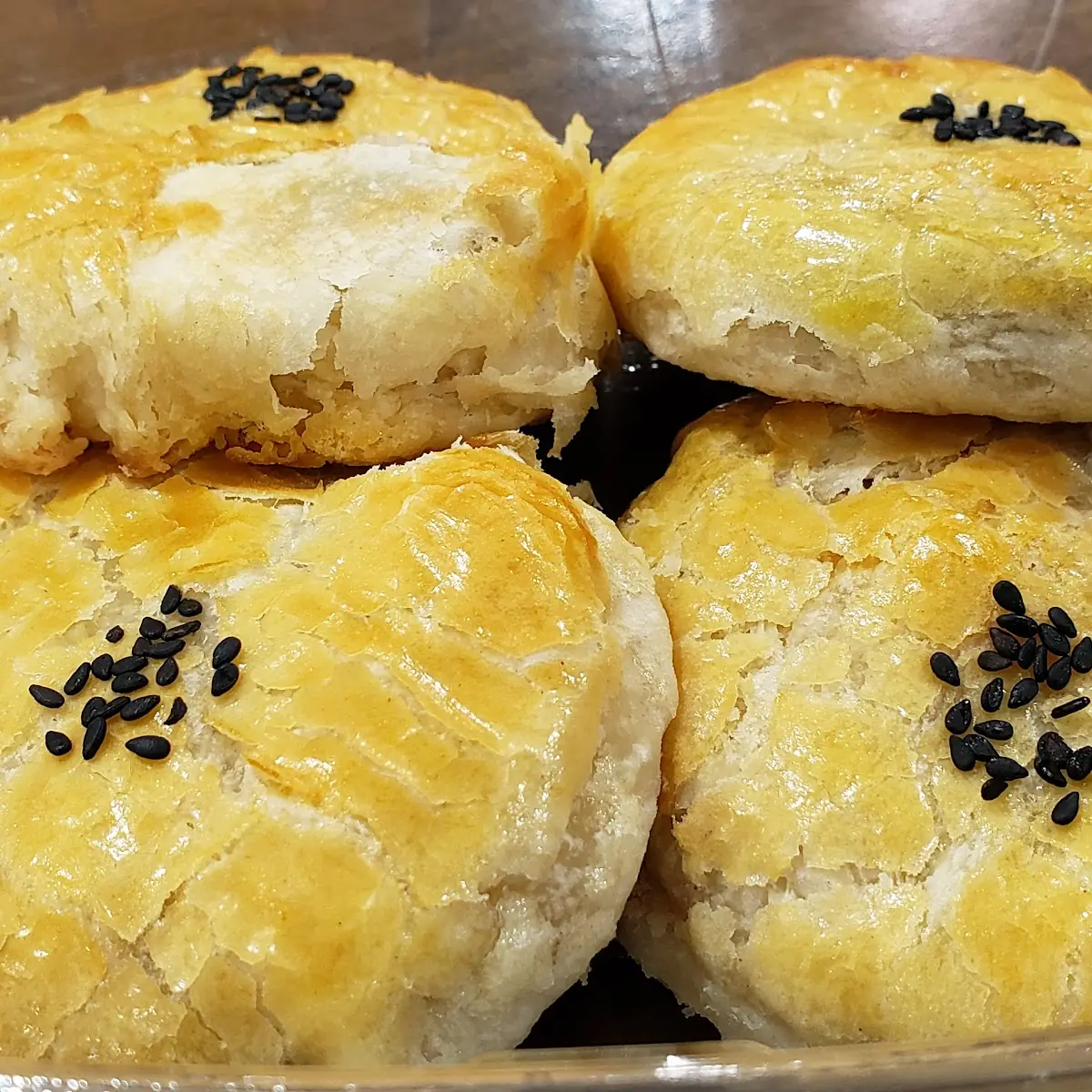 Red Bean Puff Pastry