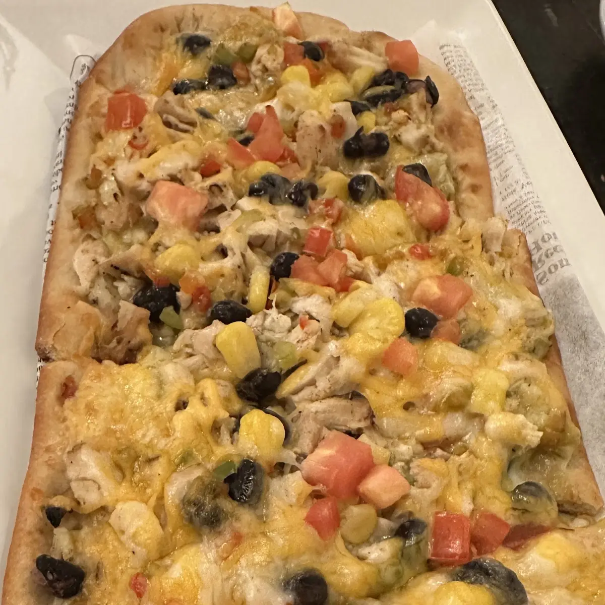 Chicken Flatbread Pizza