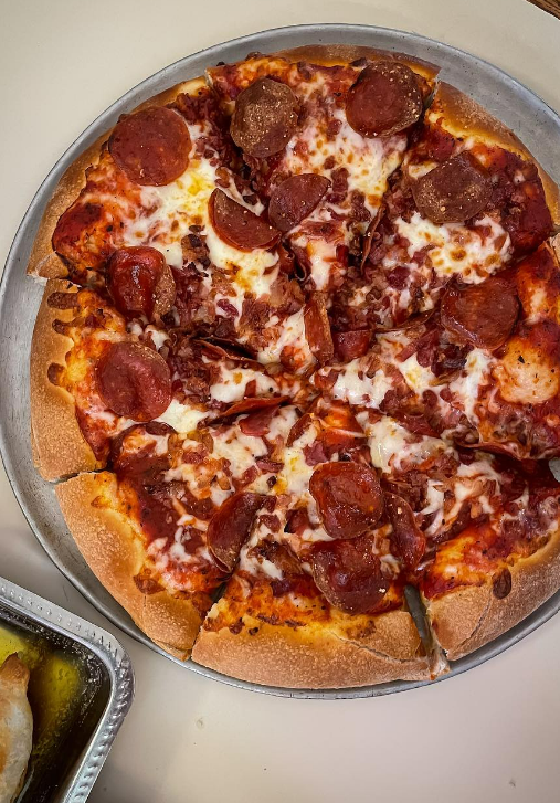 Pepperoni and Sausage Pizza