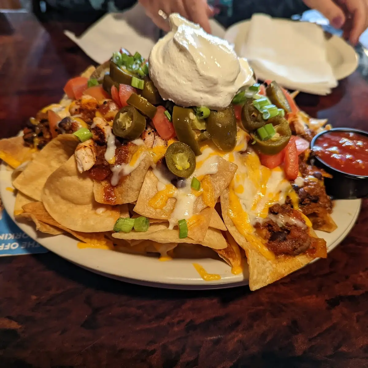 Cajun Chicken Nachos