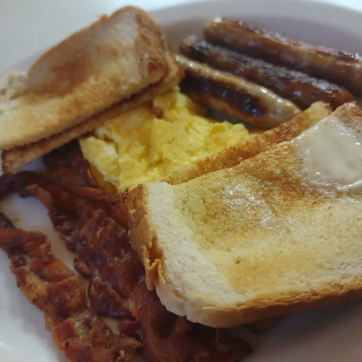 Bacon Eggs and Toast