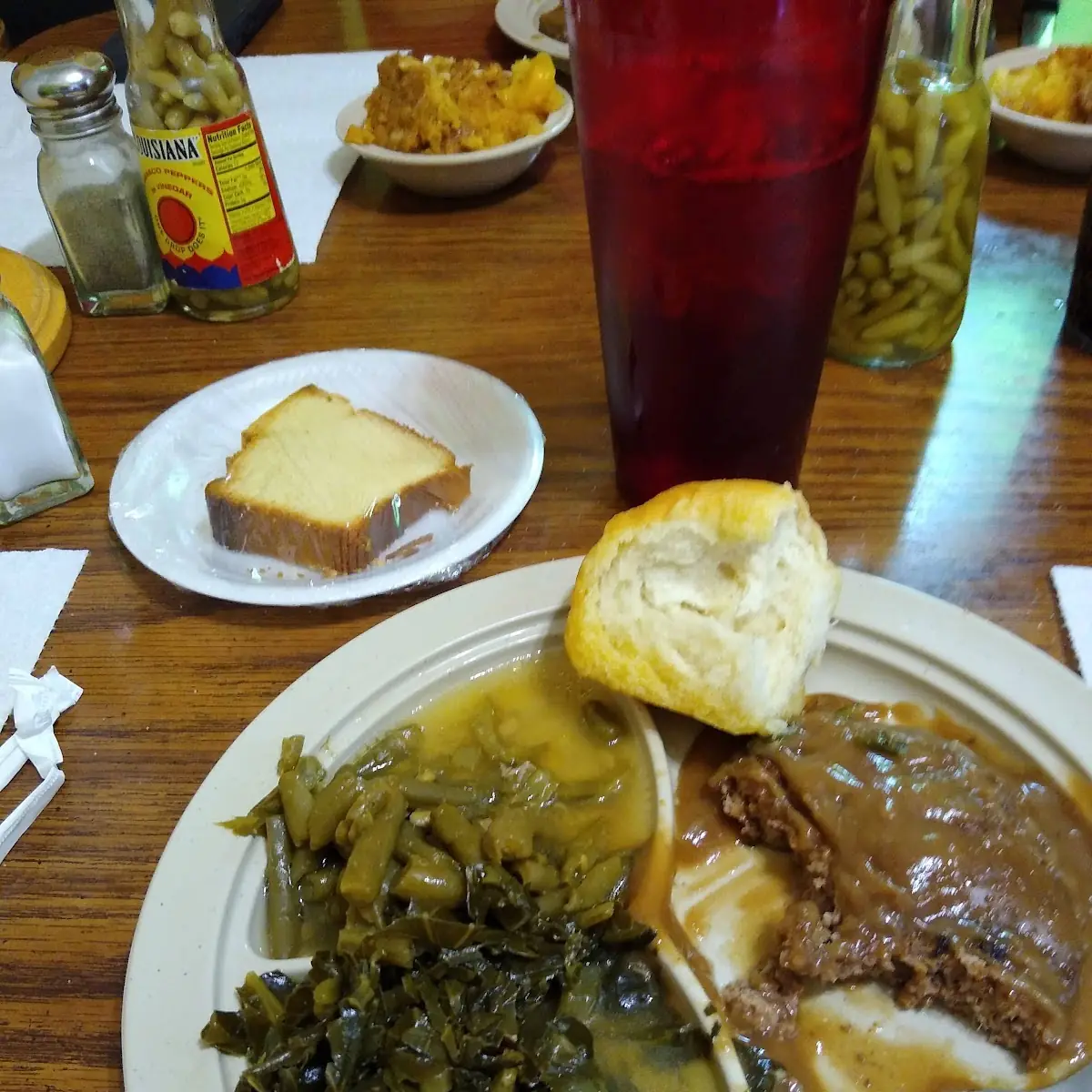 Beef Roast in Gravy Cornbread