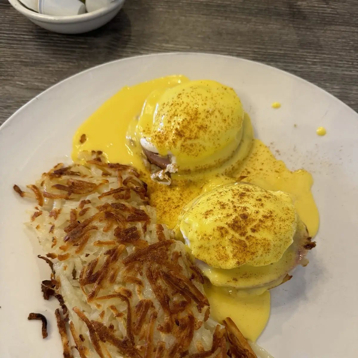 El Patron Eggs Benedict Chorizo