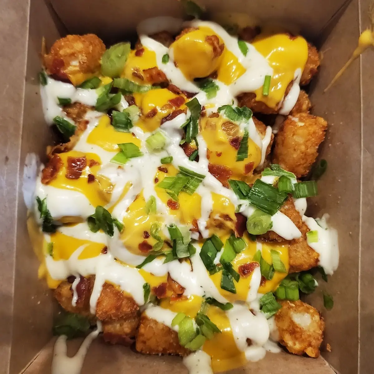 Loaded Cheese Tots