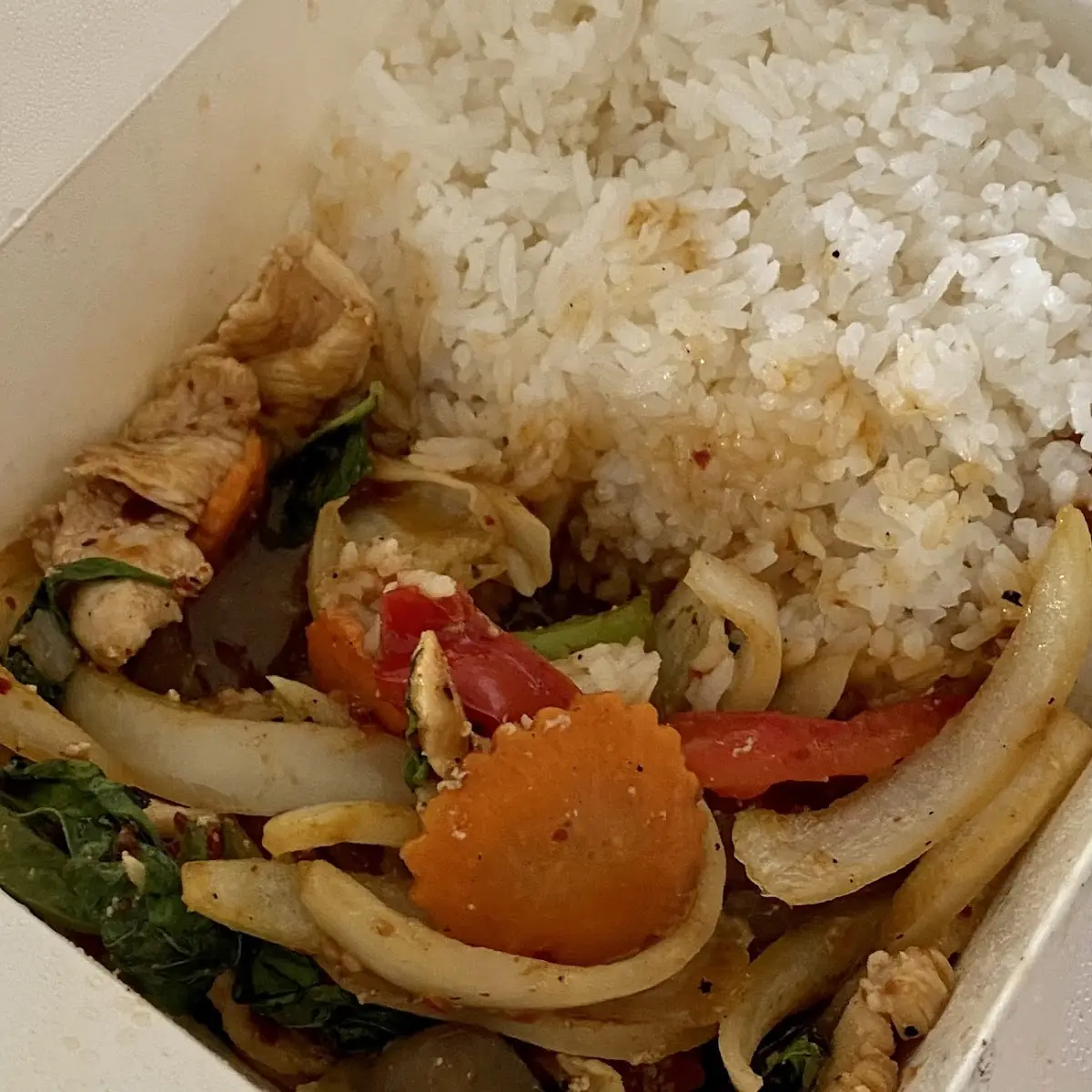 Eggplant and Chicken Stir Fry