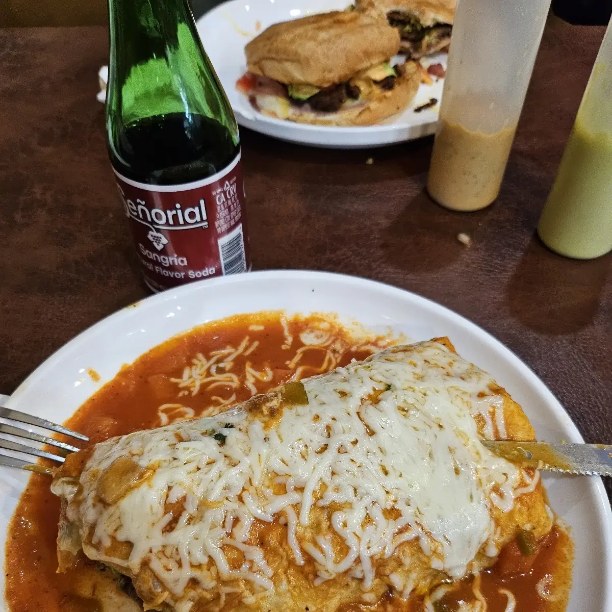 1 Enchilada de Queso 1 Cheese Enchilada