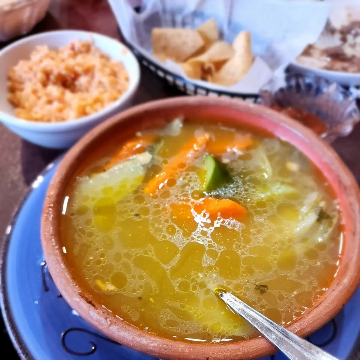 Caldo De Pollo Chicken and Vegetable Soup