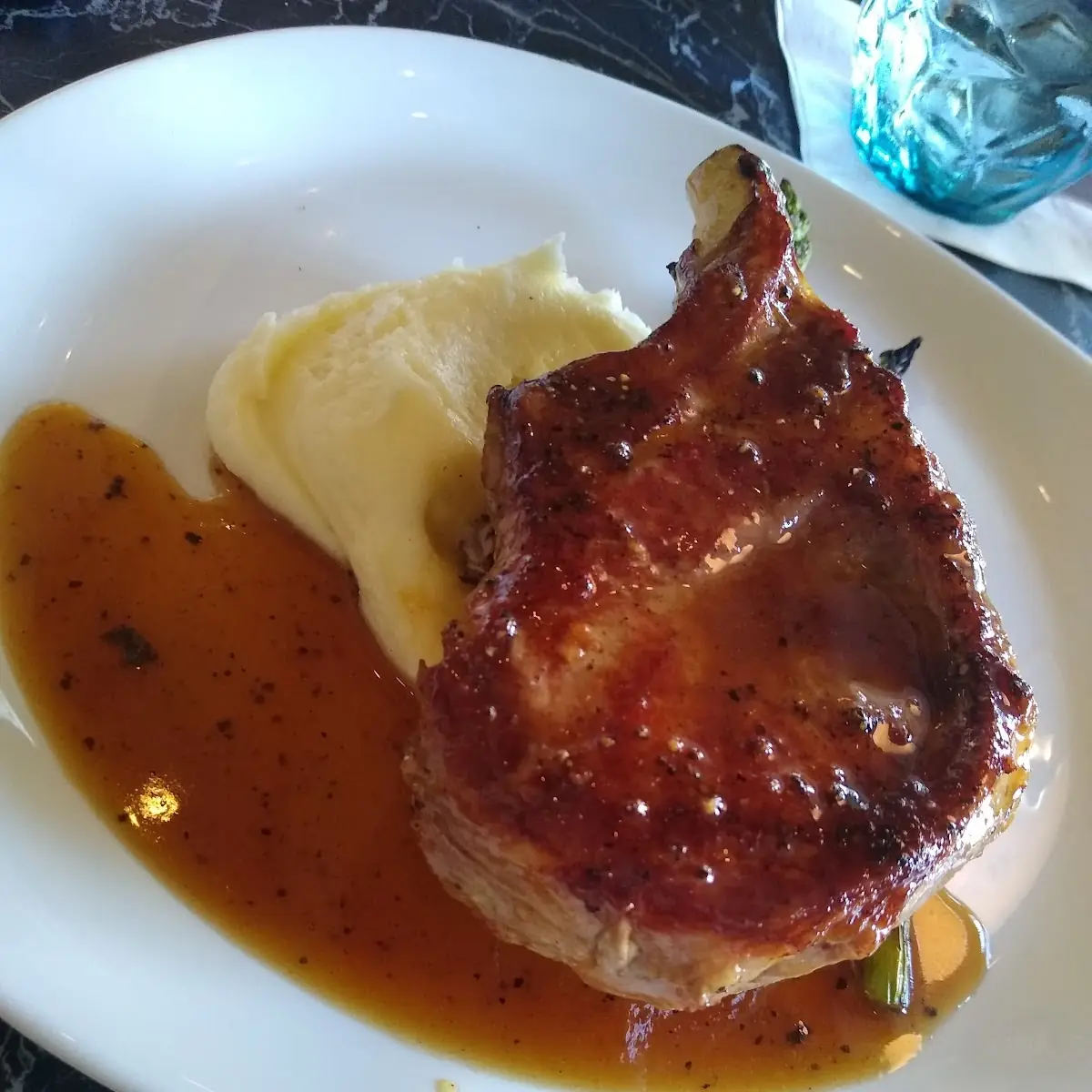 Maple Glazed Double Pork Chop