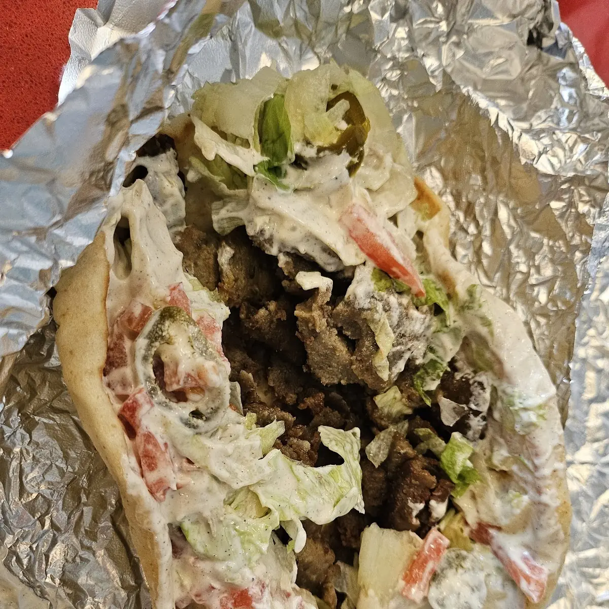 Beef Gyro Sandwich