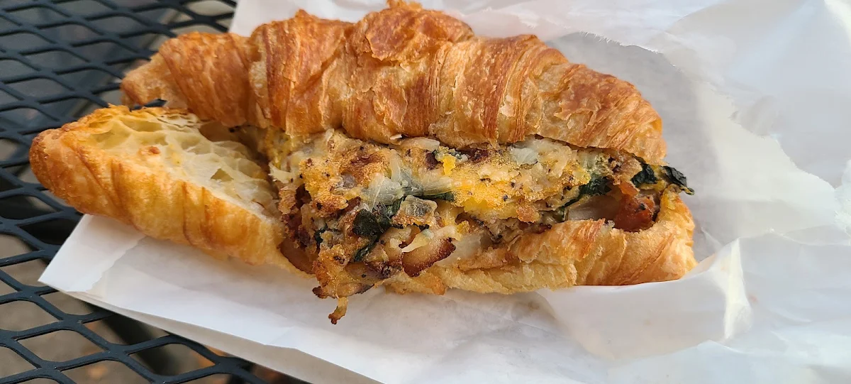 Quiche Croissant Sandwich
