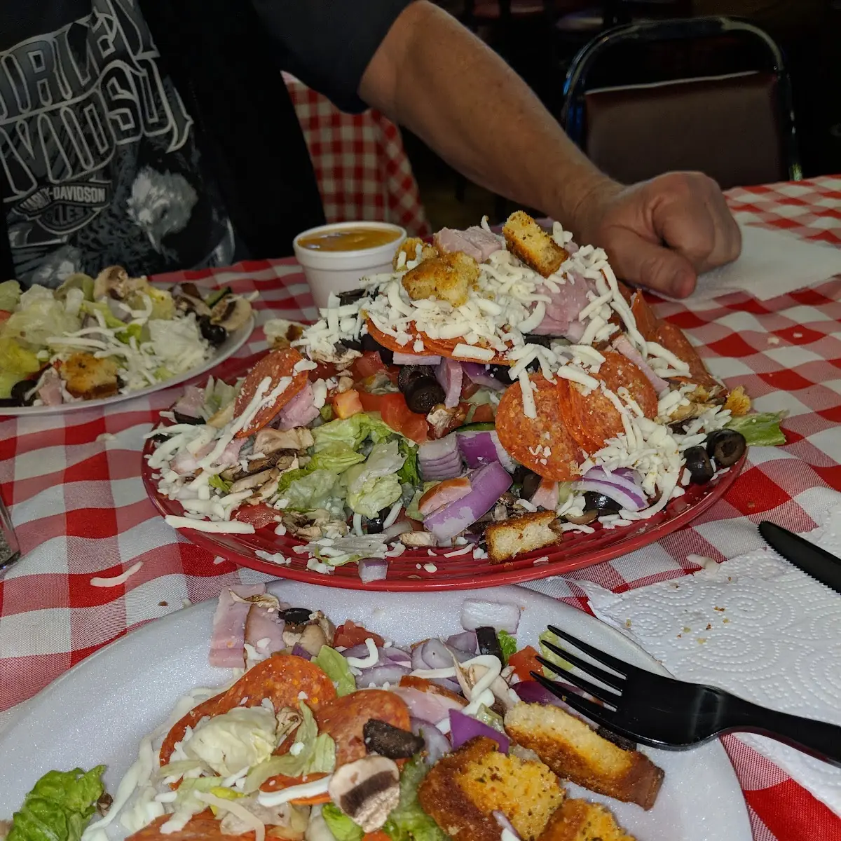 Ham & Cheese Antipasto Salad