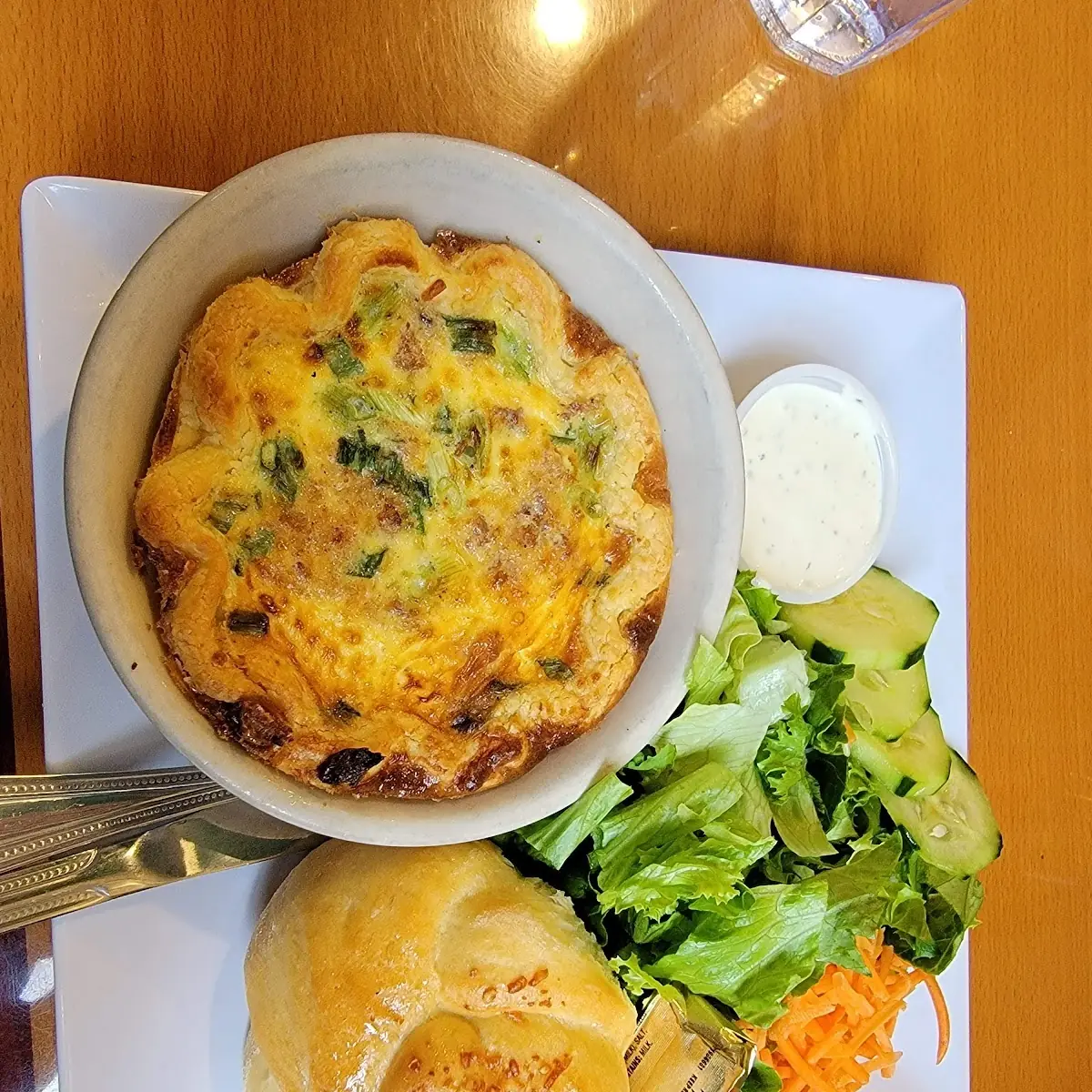 Quiche & Salad