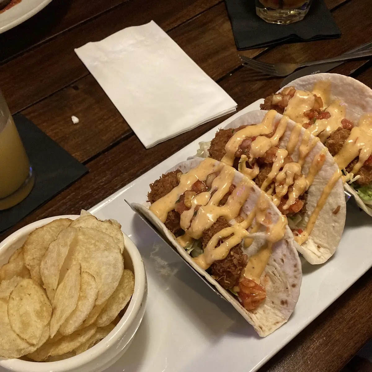 Coconut Shrimp Tacos