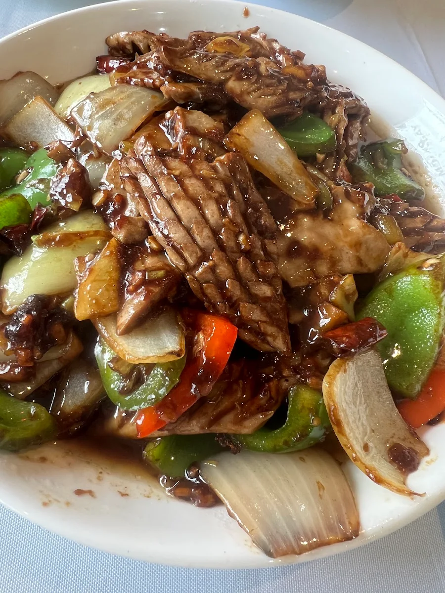 Sliced Beef with Black Bean Sauce, SANHAO BBQ 川湘缘
