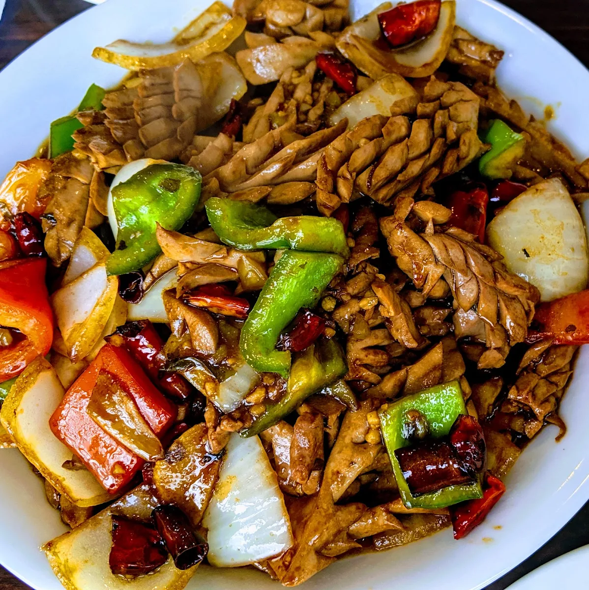 Sliced Pork with Hunan Dried Vegetables, SANHAO BBQ 川湘缘