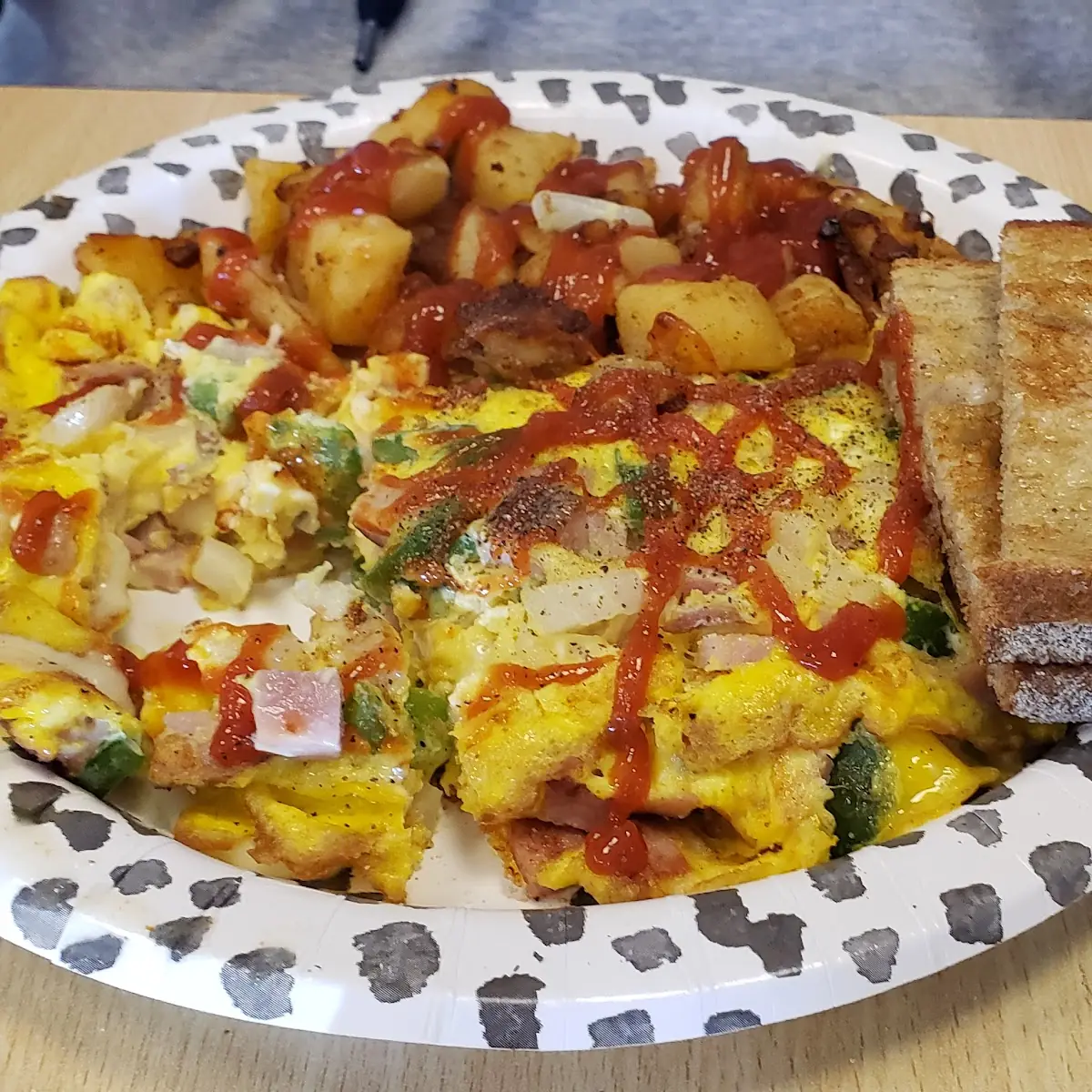 Western Omelet Hash Browns