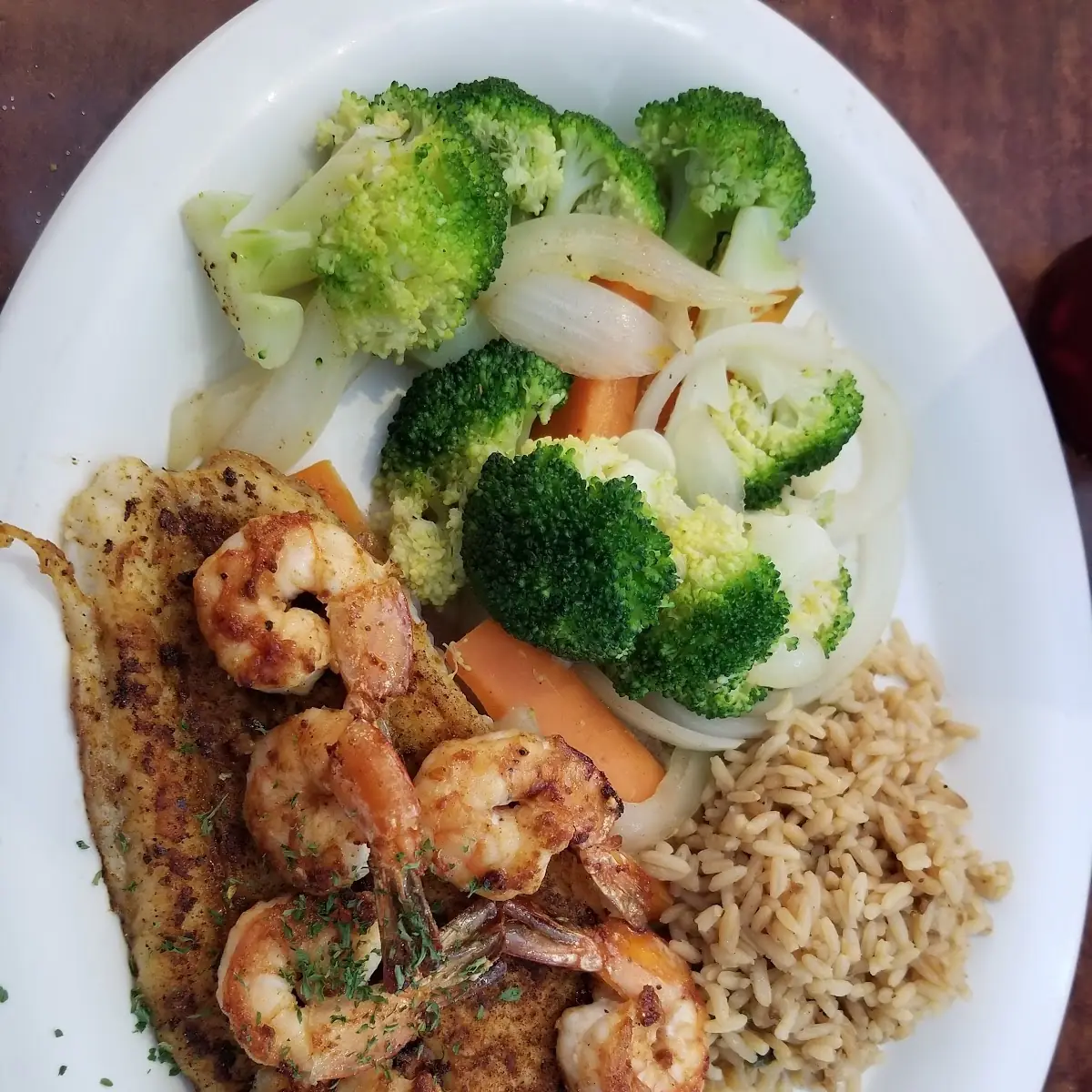 Grilled Catfish 3 Shrimp
