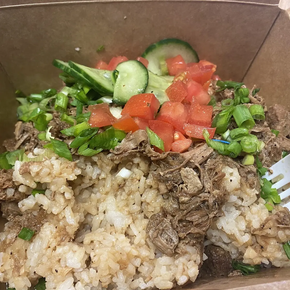 Garlic Fried Rice with Pork
