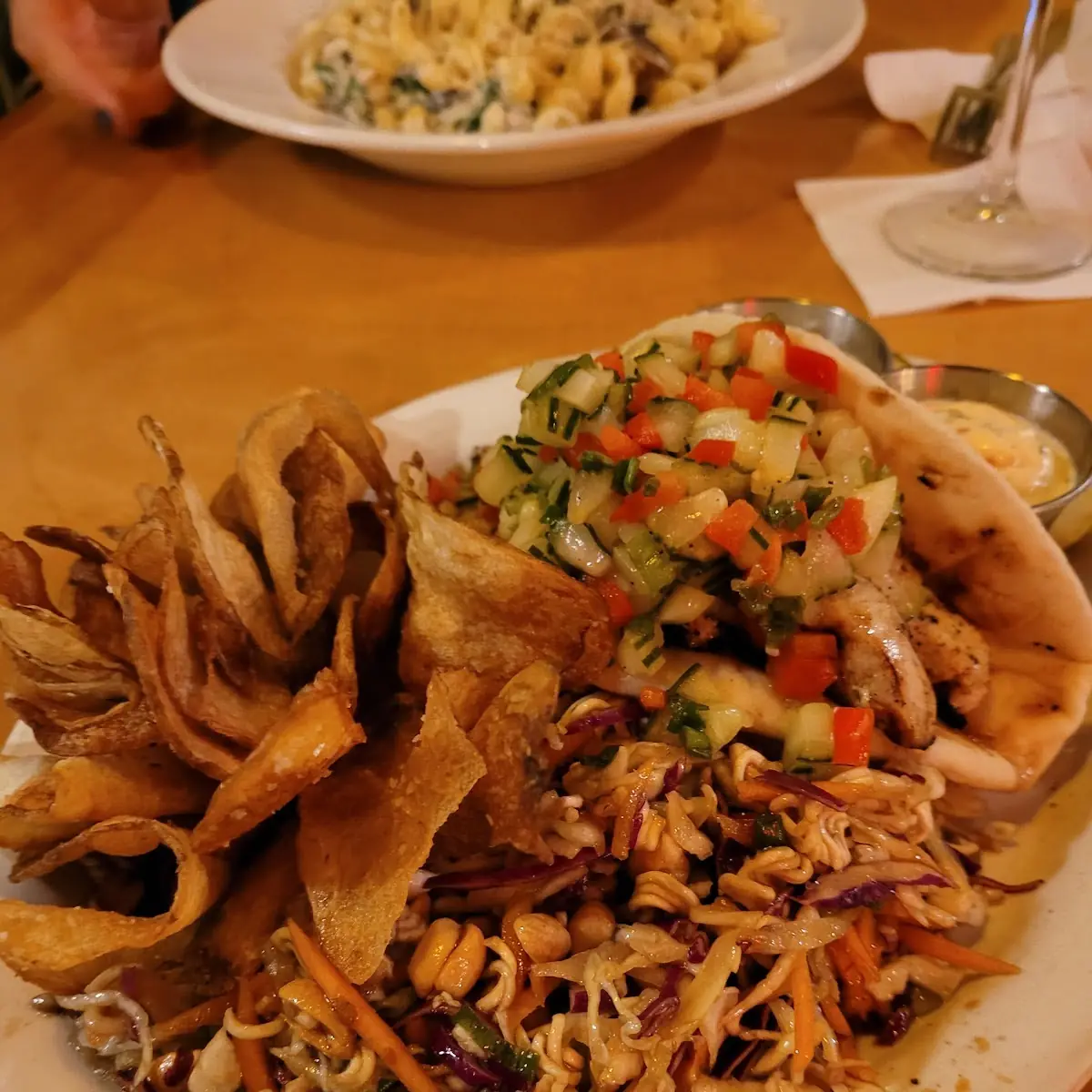 Sesame Chicken Pita