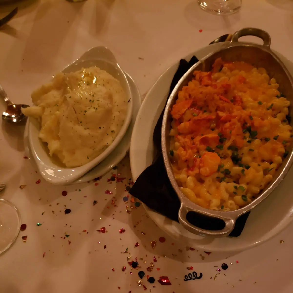 Creamed Spinach and Lobster Mac&Cheese