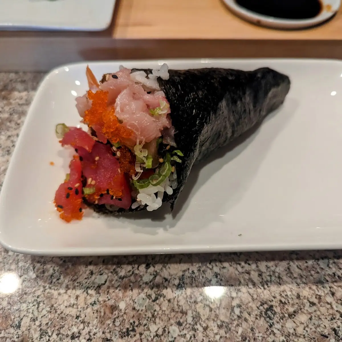Crispy Rainbow Hand Roll
