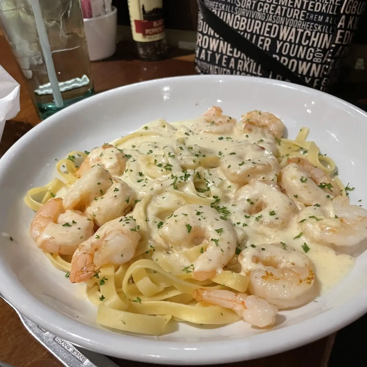 Shrimp Alfredo Pasta