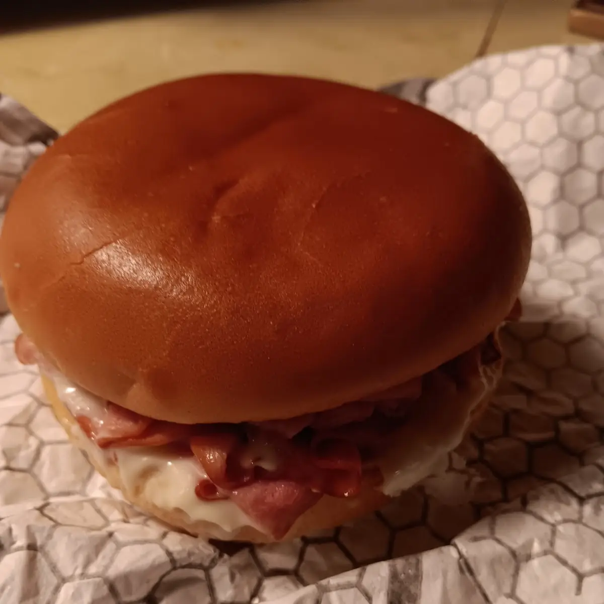 Hot Ham and Cheese Sandwich