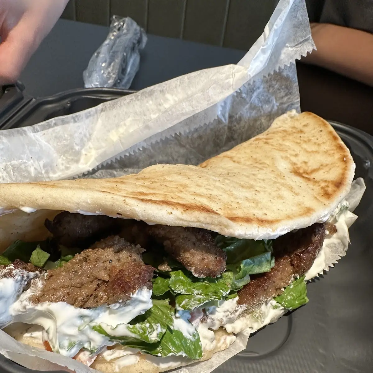 Beef Gyro Sandwich