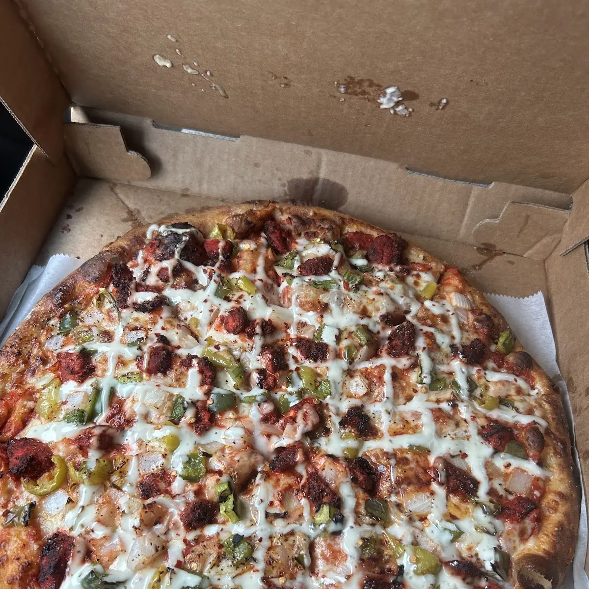 Pearl white pizza
