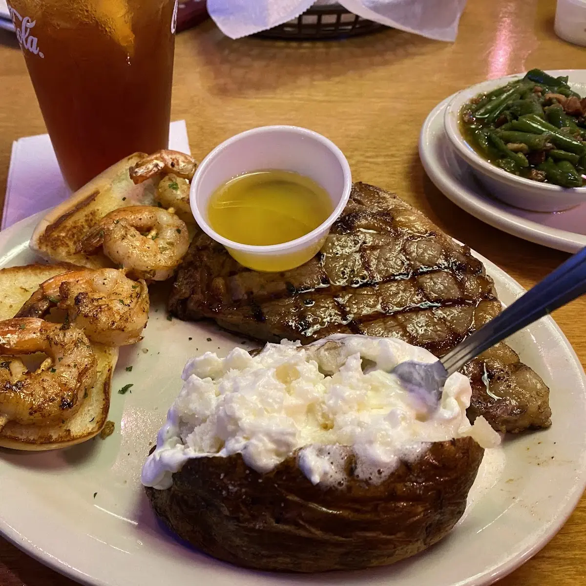 Filet 6oz & Grilled Shrimp