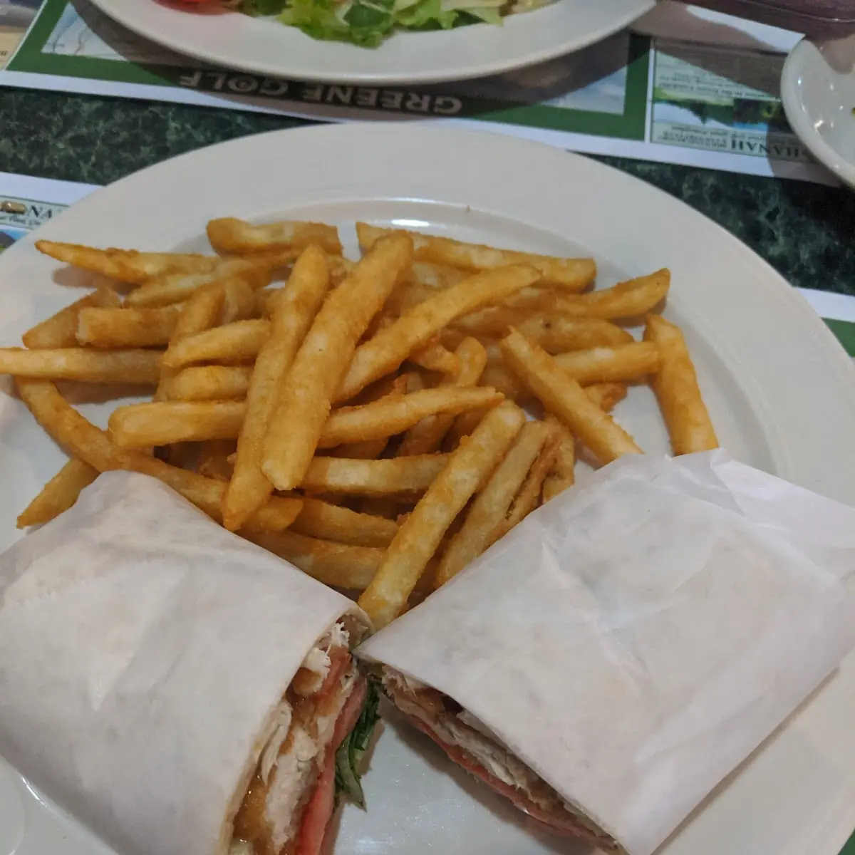 Honey Mustard Crispy Chicken Wrap