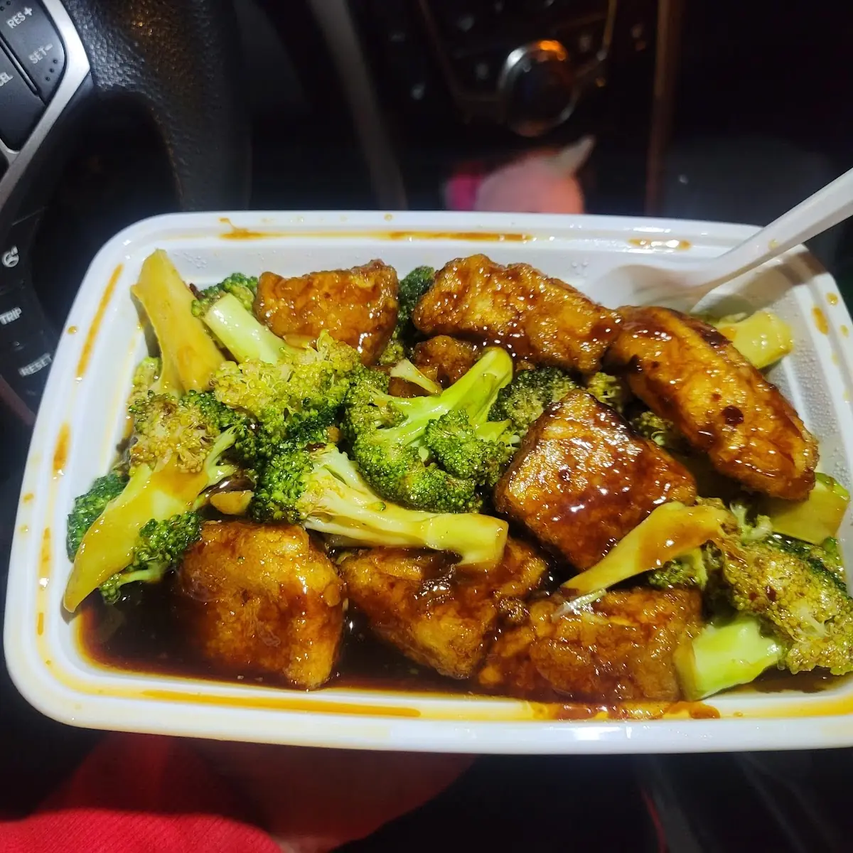 Bean Curd with Broccoli Garlic Sauce