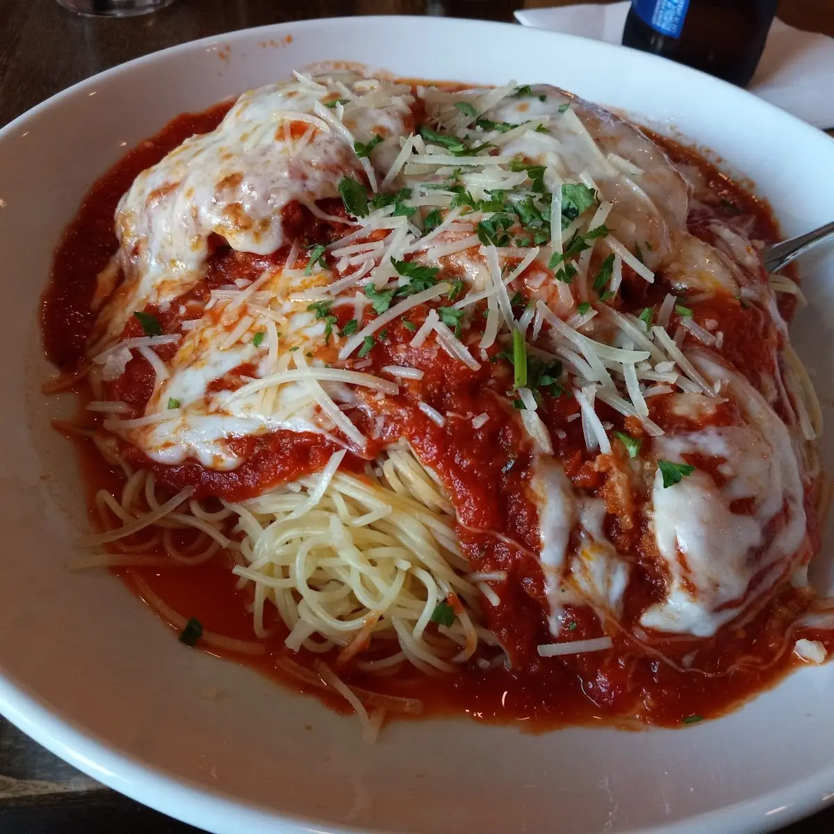 Veal Parmigiana Pasta
