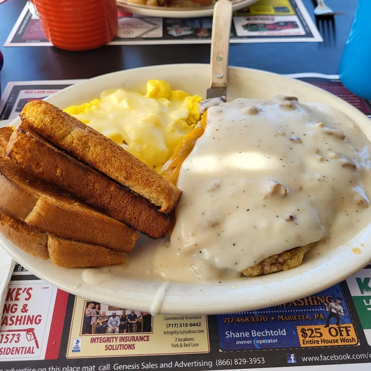 Open Faced Breakfast Sandwich