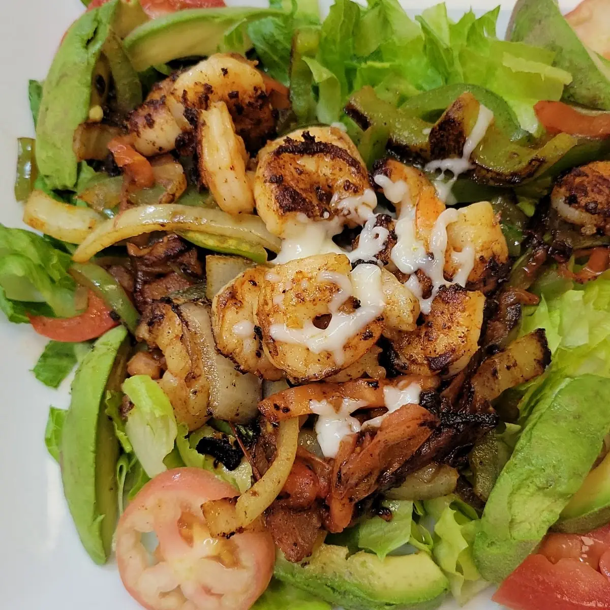 Grilled Shrimp Salad