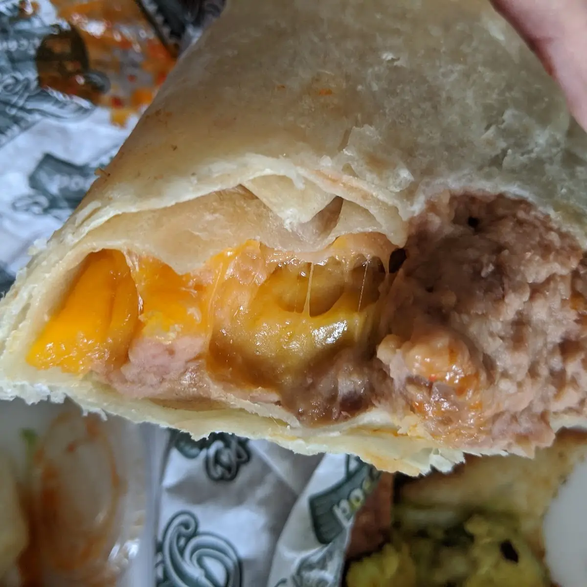 Jr Bean & Cheese Burrito
