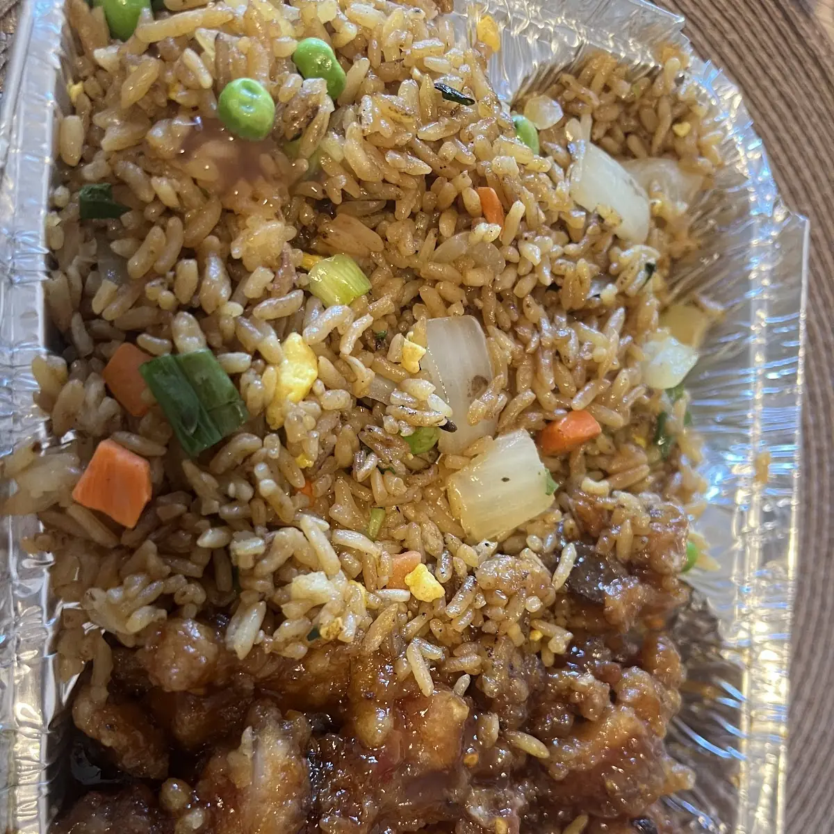 Orange Chicken and Fried Rice