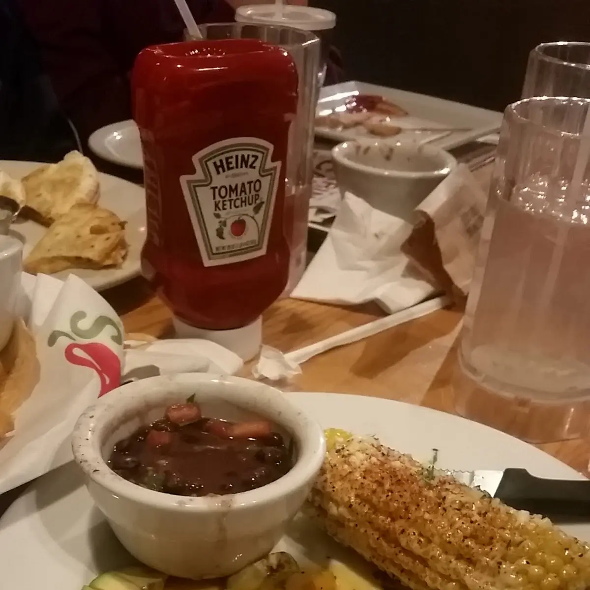Chili and Corn on the Cob