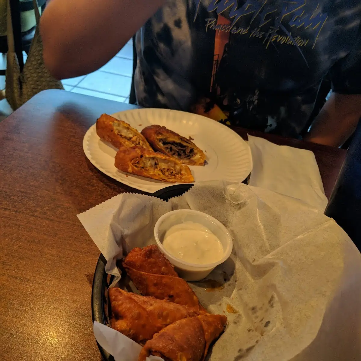Chicken Cheese Steak Egg Rolls