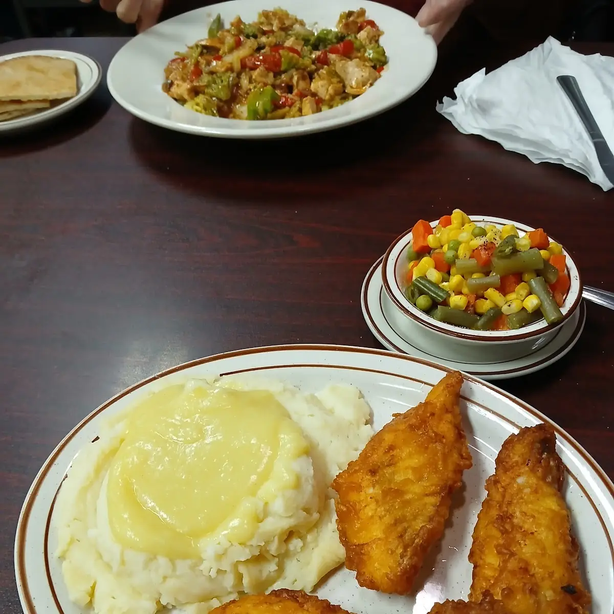 Cod Dinner Salad