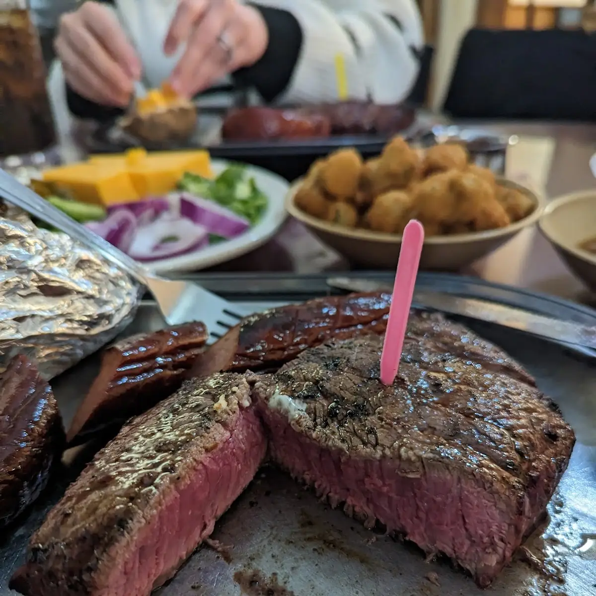 Steak Cooked Medium Rare