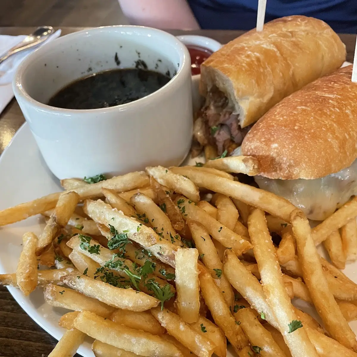 Black & Blue Steak Sandwich