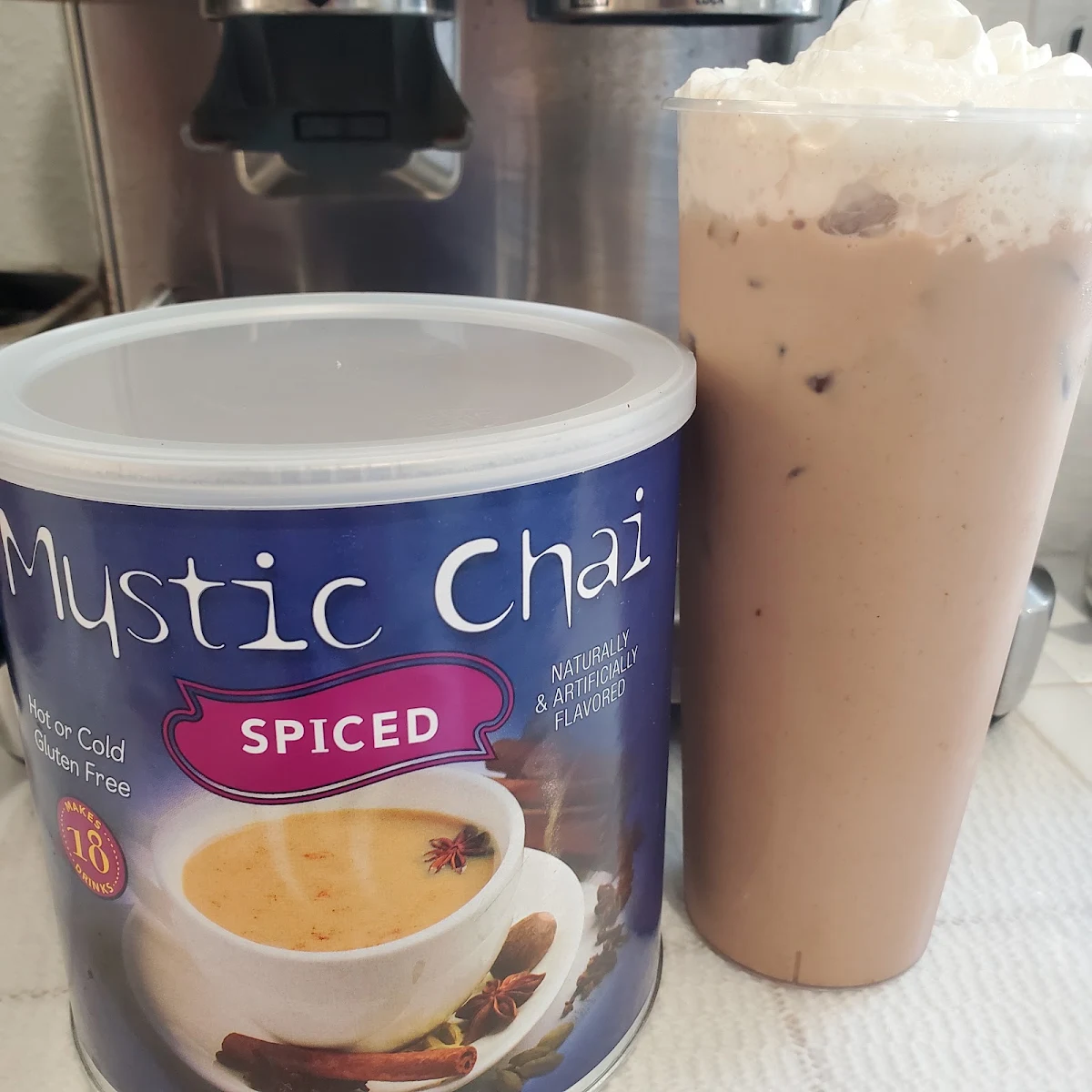 Iced Dirty Chai