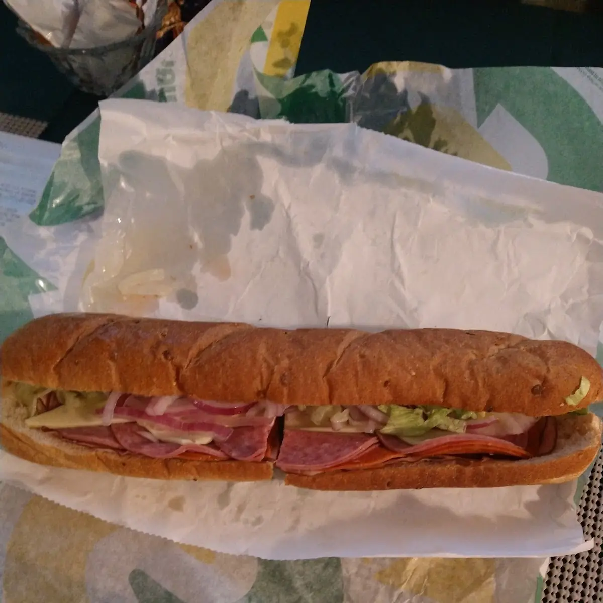 Foot Long BMT on Wheat & Dressed My Way