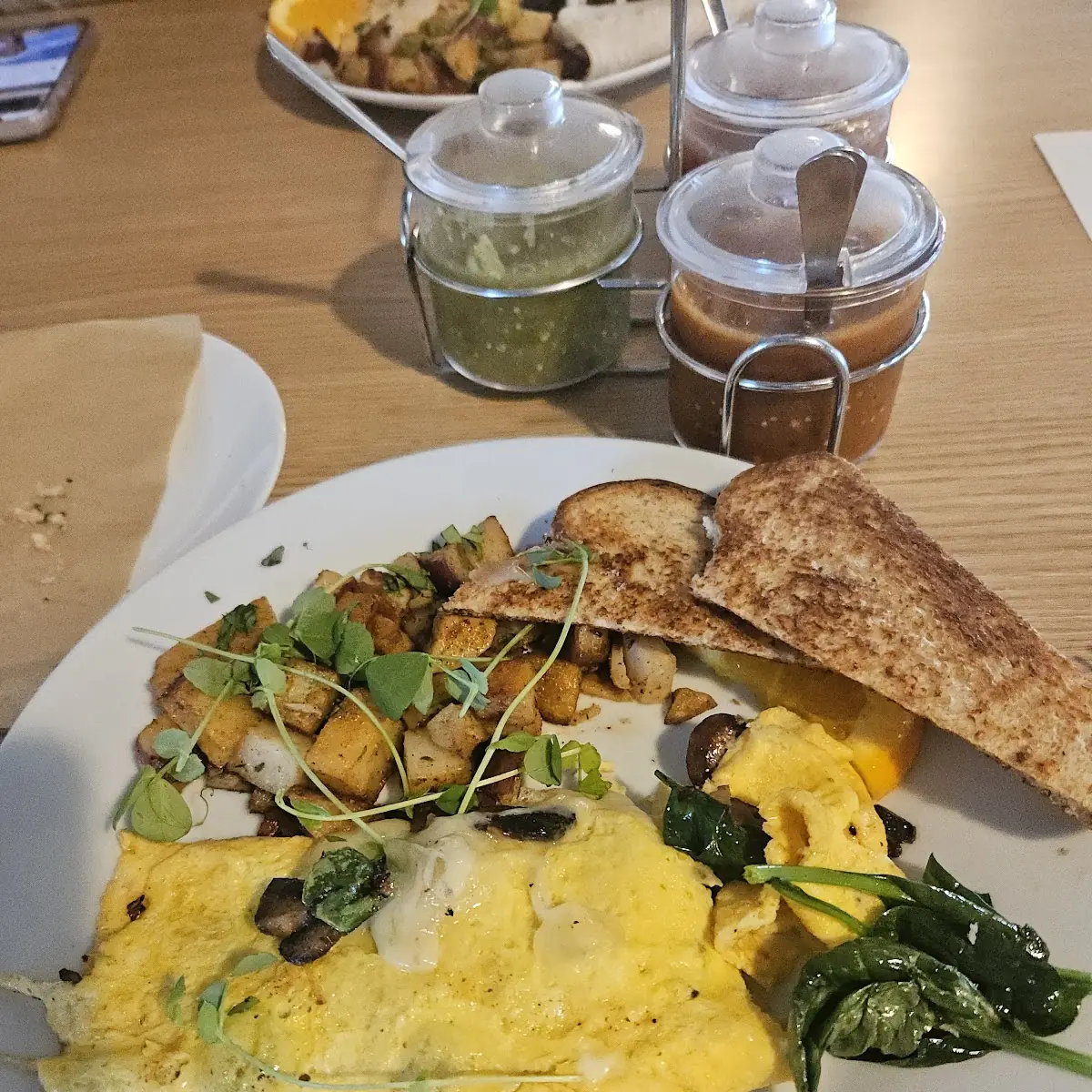 Spinach Omelette