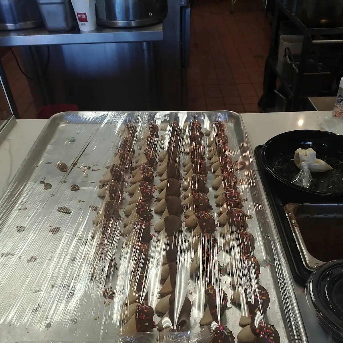 Chocolate Fortune Cookies